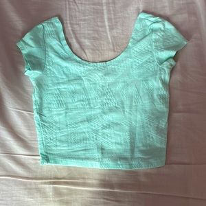 GARAGE teal shirt